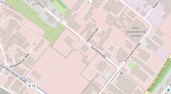 FitnessStudio auf Satellitenbild