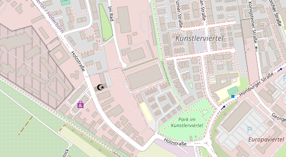 FitnessStudio auf Satellitenbild