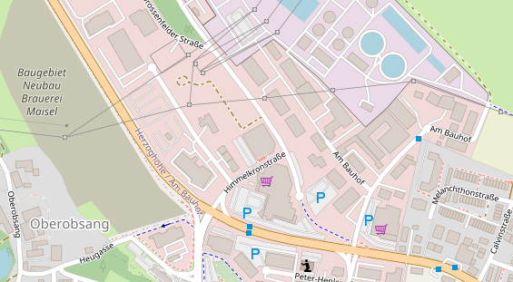 FitnessStudio auf Satellitenbild