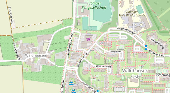 FitnessStudio auf Satellitenbild