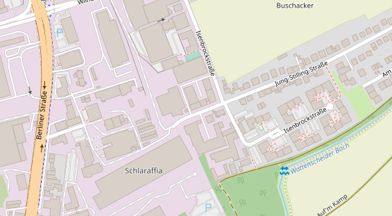 FitnessStudio auf Satellitenbild