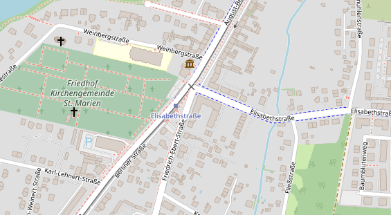 FitnessStudio auf Satellitenbild