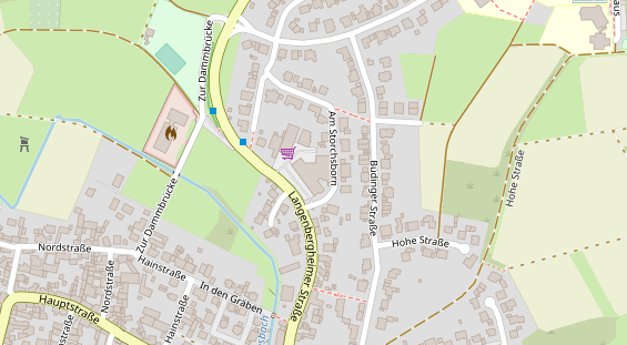 FitnessStudio auf Satellitenbild