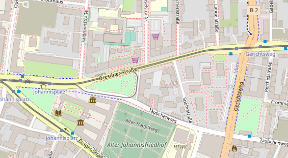 FitnessStudio auf Satellitenbild