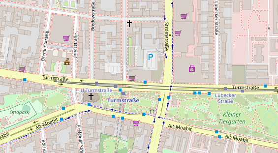 FitnessStudio auf Satellitenbild