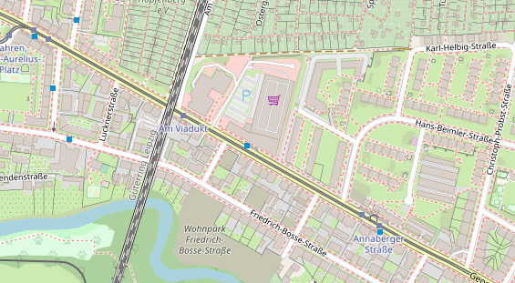 FitnessStudio auf Satellitenbild