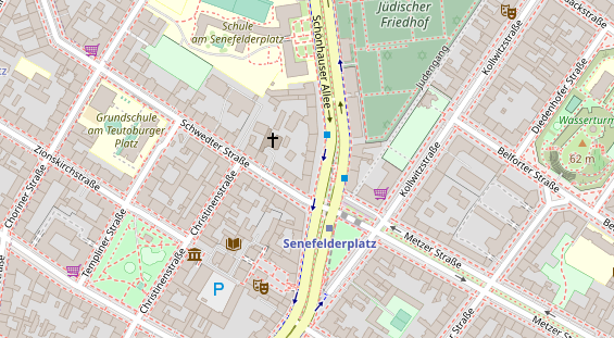 FitnessStudio auf Satellitenbild