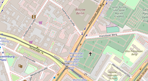 FitnessStudio auf Satellitenbild