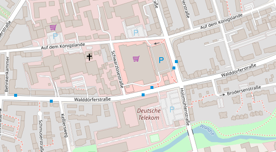 FitnessStudio auf Satellitenbild