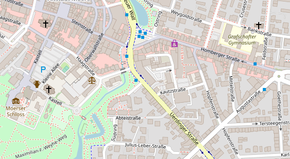 FitnessStudio auf Satellitenbild