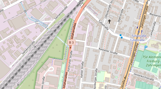 Trainings-Location auf Karte