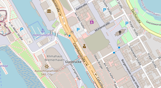 FitnessStudio auf Satellitenbild