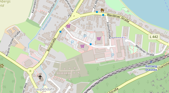 FitnessStudio auf Satellitenbild