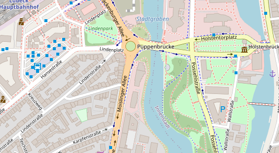 FitnessStudio auf Satellitenbild