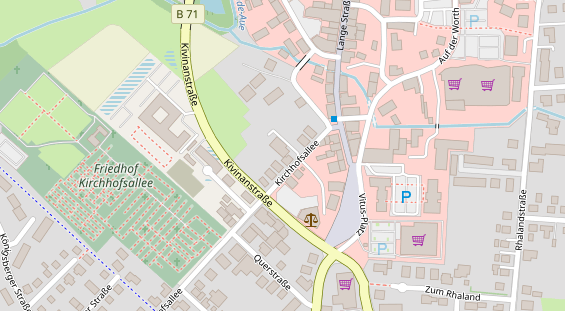 FitnessStudio auf Satellitenbild