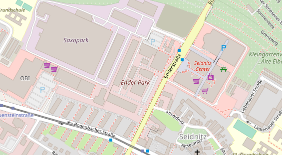 FitnessStudio auf Satellitenbild