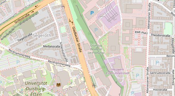 FitnessStudio auf Satellitenbild