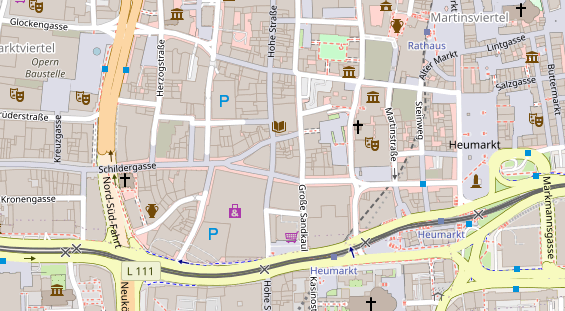 FitnessStudio auf Satellitenbild