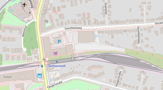 FitnessStudio auf Satellitenbild