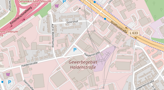 FitnessStudio auf Satellitenbild