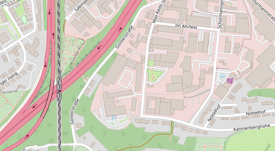 FitnessStudio auf Satellitenbild