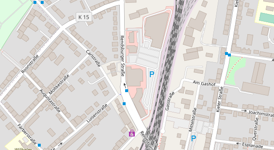 FitnessStudio auf Satellitenbild