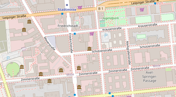 FitnessStudio auf Satellitenbild