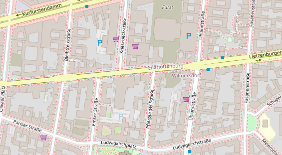 FitnessStudio auf Satellitenbild