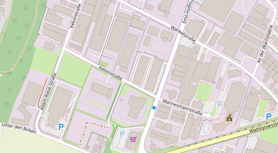 FitnessStudio auf Satellitenbild