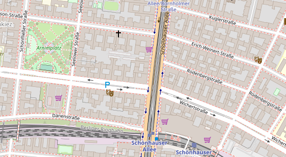 FitnessStudio auf Satellitenbild