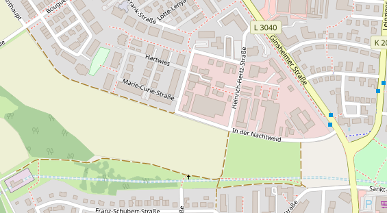 FitnessStudio auf Satellitenbild