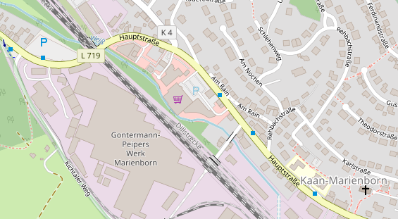 FitnessStudio auf Satellitenbild