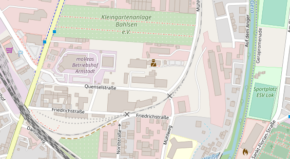 FitnessStudio auf Satellitenbild