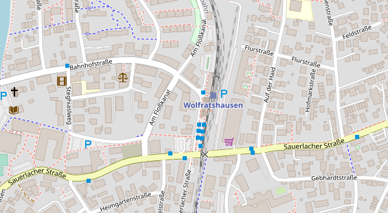 FitnessStudio auf Satellitenbild
