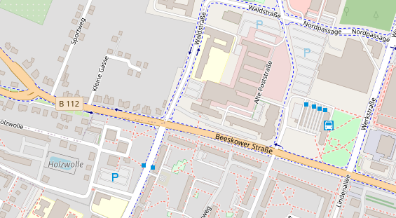 FitnessStudio auf Satellitenbild