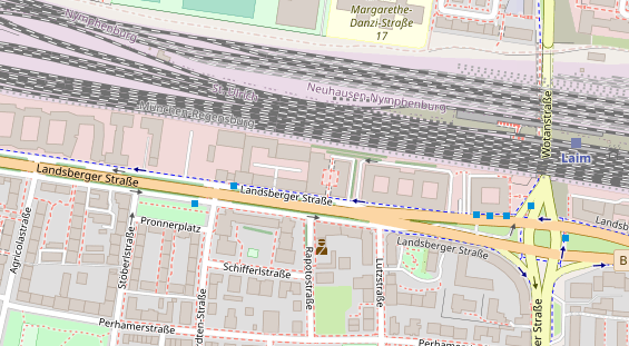 FitnessStudio auf Satellitenbild