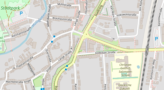 FitnessStudio auf Satellitenbild