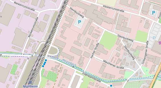 FitnessStudio auf Satellitenbild