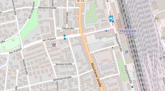 FitnessStudio auf Satellitenbild