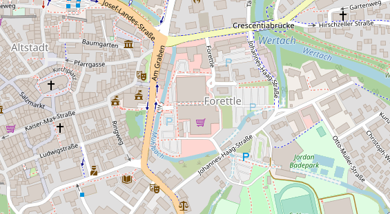 FitnessStudio auf Satellitenbild