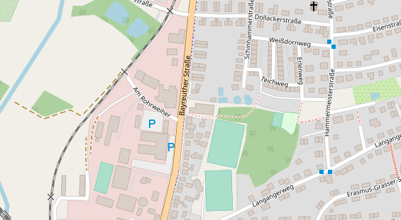 FitnessStudio auf Satellitenbild