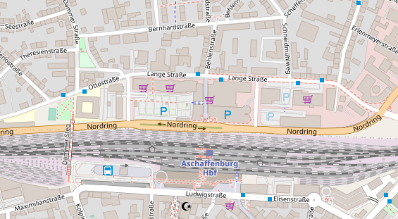 FitnessStudio auf Satellitenbild