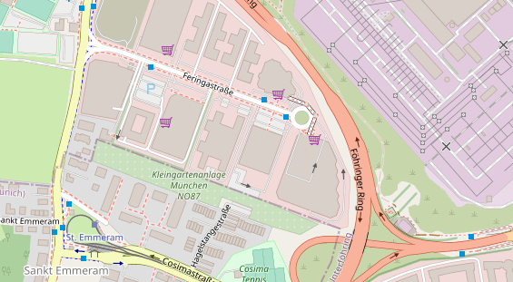 FitnessStudio auf Satellitenbild