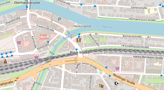 FitnessStudio auf Satellitenbild