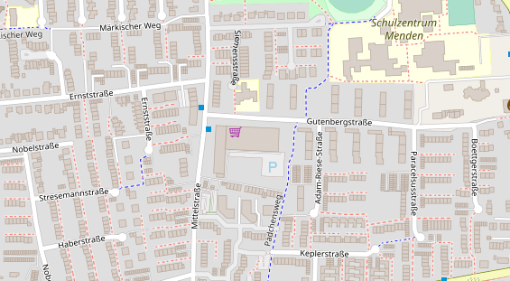 FitnessStudio auf Satellitenbild