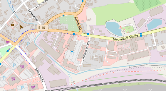 Trainings-Location auf Karte