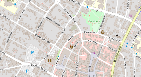 FitnessStudio auf Satellitenbild