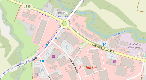 Trainings-Location auf Karte