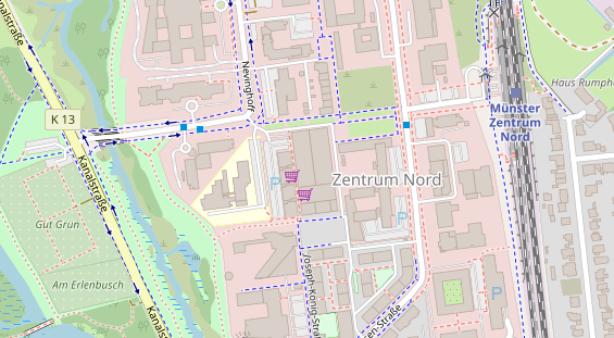 FitnessStudio auf Satellitenbild