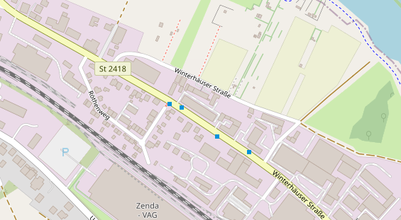 FitnessStudio auf Satellitenbild